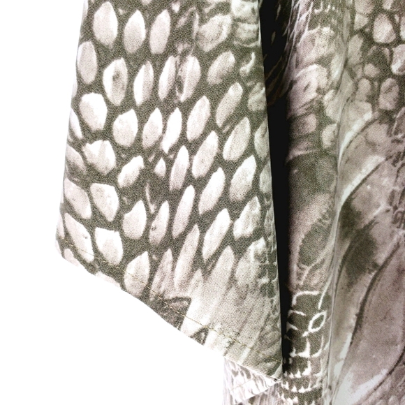 Joseph Ribkoff Snake Print Handkerchief Dress Sz 8 - Picture 3 of 9